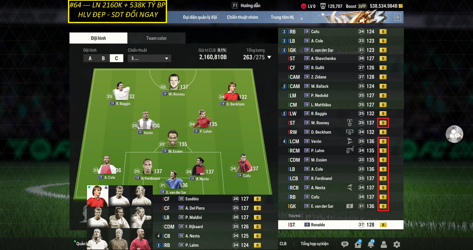 Acc FIFA #Mỗi SDT 